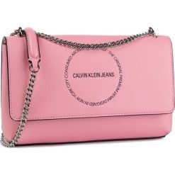 Torebka CALVIN KLEIN JEANS - Sculpted Convertible Ew Flap K60K606150 TEY. Różowe torebki klasyczne damskie Calvin Klein Jeans, bez wzorów, z jeansu, biznesowe, bez dodatków. Za 579,00 zł.