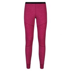 Spodnie sportowe damskie: Odlo Spodnie damskie Natural X-warm różowe r. XL