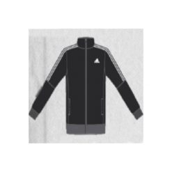 Bluza na zamek Gym & Pilates 100 męska. Czarne bluzy męskie marki Adidas, m, z bawełny. Za 169,99 zł.