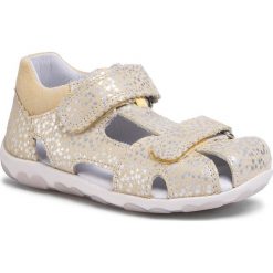 Sandały SUPERFIT - 6-00037-60 D Gelb. Żółte sandały dziewczęce Superfit, ze skóry, bez zapięcia. Za 249,00 zł.