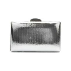 Kopertówki damskie: Kopertówka w kolorze srebrnym – (S)20 x (W)12 x (G)4 cm
