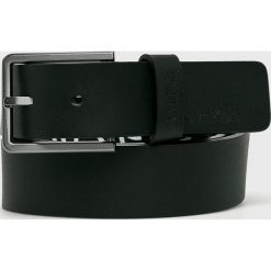 Calvin Klein - Pasek skórzany. Czarne paski męskie Calvin Klein, w paski. Za 159,90 zł.