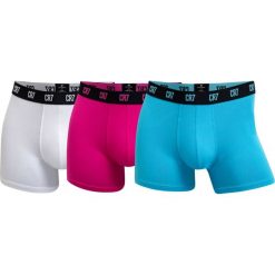 CR7 Cristiano Ronaldo Underwear 3 Pack. Szare bokserki męskie CR7 CRISTIANO RONALDO COLLECTION, bez wzorów, z bawełny. Za 99,00 zł.
