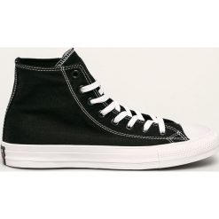 Converse - Trampki. Czarne trampki męskie Converse, bez wzorów, z gumy, na sznurówki. W wyprzedaży za 199,90 zł.