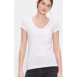 T-shirt z kieszenią - Biały. Białe t-shirty damskie House, s. Za 19,99 zł.