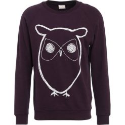 Bejsbolówki męskie: Knowledge Cotton Apparel BIG OWL Bluza plum perfect