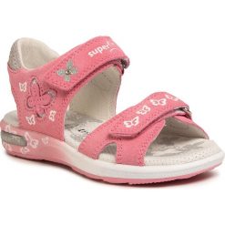 Sandały SUPERFIT - 6-06131-55 S Rosa. Różowe sandały dziewczęce Superfit, ze skóry, bez zapięcia. Za 299,00 zł.