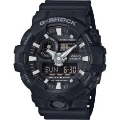 Zegarek G-SHOCK - GA-700-1BER Black/Black. Czarne zegarki męskie G-Shock. W wyprzedaży za 309,00 zł.