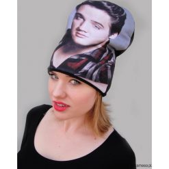 Czapka #elvis. Szare czapki damskie marki Pakamera, na zimę, z dzianiny. Za 93,00 zł.
