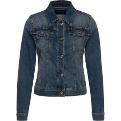 Kurtka jeansowa Trussardi Jeans 56S00409. Niebieskie kurtki damskie Trussardi Jeans, s, bez wzorów, z elastanu, bez kaptura. W wyprzedaży za 419,00 zł.