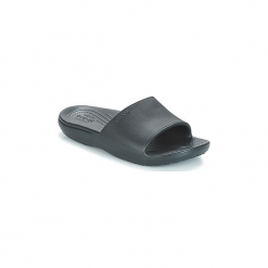 Klapki Crocs CLASSIC II SLIDE. Czarne klapki damskie Crocs, bez wzorów, bez obcasa. Za 89,00 zł.