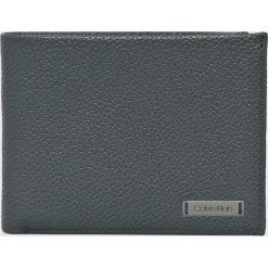Calvin Klein - Portfel skórzany. Szare portfele męskie Calvin Klein, z materiału. Za 269,90 zł.