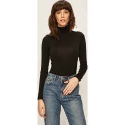 Only - Longsleeve. Czarne t-shirty damskie ONLY, s, bez wzorów, z elastanu, casualowe, z golfem. W wyprzedaży za 49,90 zł.
