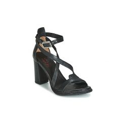 Sandały Airstep / A.S.98 BASILE. Czarne sandały damskie marki Airstep / A.S.98, bez wzorów, bez obcasa, bez zapięcia. Za 789,00 zł.