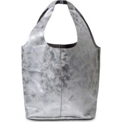 Torba shopper bonprix srebrny kolor. Szare torby damskie na zakupy marki bonprix. Za 59,99 zł.