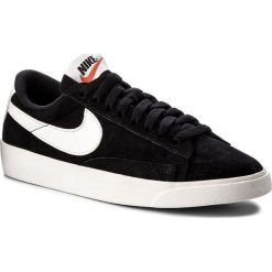 Buty NIKE - Blazer Low Sd AA3962 006 Black/Sail/Sail. Czarne półbuty damskie Nike, na co dzień, bez wzorów, ze skóry, bez obcasa, na płaskiej podeszwie, bez zapięcia. W wyprzedaży za 279,00 zł.