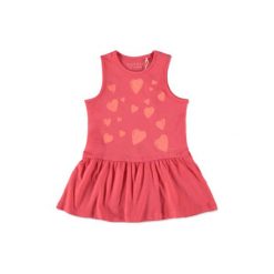 Esprit Girls Sukienka corallred - pomarańczowy. Pomarańczowe sukienki niemowlęce marki Esprit, z bawełny. Za 59,00 zł.