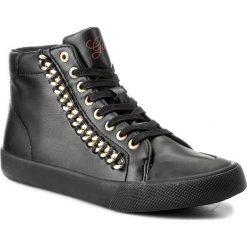 Sneakersy GUESS - FJLRY1 ELE12 BLK. Czarne półbuty damskie Guess, ze skóry ekologicznej. W wyprzedaży za 219,00 zł.