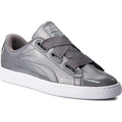 Sneakersy PUMA - Basket Heart Patent Wn's 363073 17 Iron Gate/Iron Gate. Szare półbuty damskie Puma, ze skóry ekologicznej. W wyprzedaży za 279,99 zł.