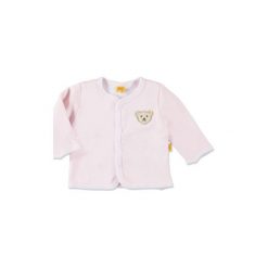 Bluzy niemowlęce: STEIFF Girls Baby Bluza z długim rękawem barely pink