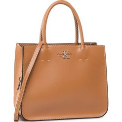 Torebka CALVIN KLEIN JEANS - Ckj Mono Hardware Satchel K60K606570 GC0. Pomarańczowe torebki klasyczne damskie Calvin Klein Jeans, bez wzorów, z jeansu, klasyczne, bez dodatków. W wyprzedaży za 489,00 zł.