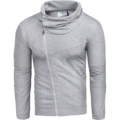 Bluza męska grafitowa Recea. Szare bluzy męskie Recea, s, bez wzorów, z bawełny, z kapturem, bez rękawów, bez kaptura. Za 49,99 zł.