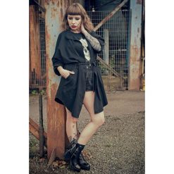 Parka UNDERWORLD czarna. Czarne kurtki damskie Underworld, uniwersalny, bez wzorów, z bawełny, bez kaptura. Za 220,00 zł.
