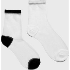 Answear - Skarpetki (2-pack). Szare skarpetki damskie ANSWEAR, bez wzorów. W wyprzedaży za 19,90 zł.