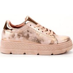 Bestelle Buty Sportowe Rose Gold. Różowe buty sportowe damskie Bestelle, bez wzorów, ze skóry, sportowe. W wyprzedaży za 69,00 zł.