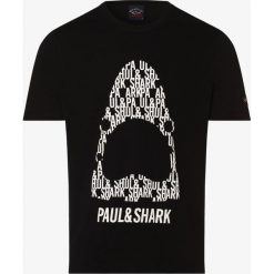 Paul & Shark - T-shirt męski, czarny. Czarne t-shirty męskie Paul & Shark, xl, z nadrukiem, bez kołnierzyka. Za 499,95 zł.