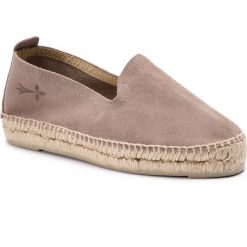 Espadryle MANEBI - Slippers W K 1.9 N0 Coco Brown Suede. Pomarańczowe espadryle damskie Manebi, bez wzorów, ze skóry, bez obcasa, na płaskiej podeszwie, bez zapięcia. W wyprzedaży za 299,00 zł.