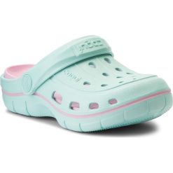 Klapki dziewczęce: Klapki COQUI – Jumper 6353 Lt Mint/Pink
