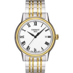 RABAT ZEGAREK TISSOT T-CLASSIC T085.410.22.013.00. Żółte zegarki męskie TISSOT, złote. W wyprzedaży za 1090,00 zł.