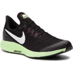 Buty NIKE - Air Zoom Pegasus 35 (GS) AH3482 016 Black/White/Burgundy Ash. Czarne buty sportowe damskie Nike, bez wzorów, z tworzywa sztucznego, sportowe, do biegania, nike zoom. W wyprzedaży za 269,00 zł.