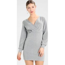 Sukienki hiszpanki: WAL G. WRAP MINI DRESS Sukienka koktajlowa silver