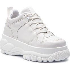 Sneakersy ALTERCORE - Mossi White. Białe półbuty damskie Altercore, na co dzień, bez wzorów, ze skóry ekologicznej, bez obcasa, bez zapięcia. Za 269,00 zł.