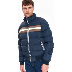 KURTKA MĘSKA ZE STÓJKĄ O KRÓTSZYM KROJU. Czarne kurtki męskie pikowane marki TRIBAN, na zimę, xl, z elastanu. Za 149,99 zł.