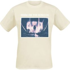 Bring Me The Horizon Stage Jump T-Shirt organiczny naturalny. Białe t-shirty męskie z nadrukiem marki Bring Me The Horizon, xl, z okrągłym kołnierzem. Za 74,90 zł.