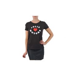 T-shirty z krótkim rękawem Kulte LOUISA JOLIEMOTOR 101954 NOIR. Czarne t-shirty damskie marki Kulte, xs. Za 83,40 zł.