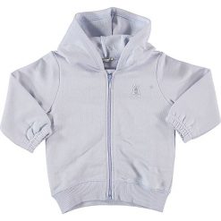 Bluza w kolorze fioletowym. Fioletowe bluzy niemowlęce Benetton Kids, bez wzorów, bez rękawów, bez kaptura. W wyprzedaży za 27,95 zł.