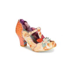 Czółenka Irregular Choice WINDERMERE. Pomarańczowe czółenka damskie marki Irregular Choice, bez wzorów, bez obcasa. Za 499,00 zł.
