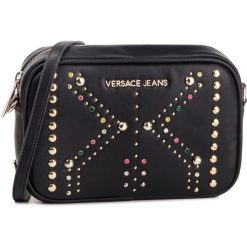 Torebka VERSACE JEANS - E1HTBB21 71123 899. Czarne listonoszki damskie Versace Jeans, bez wzorów, z jeansu, eleganckie, bez dodatków. W wyprzedaży za 479,00 zł.