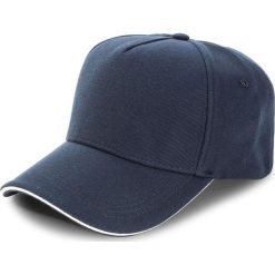 Czapka z daszkiem TOMMY HILFIGER - Pique Cap AM0AM03333 413. Niebieskie czapki męskie TOMMY HILFIGER, bez wzorów, z bawełny. W wyprzedaży za 159,00 zł.