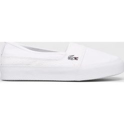 Lacoste - Tenisówki Marice Plus Grand. Białe trampki i tenisówki damskie Lacoste, bez wzorów, z gumy, bez zapięcia. Za 329,90 zł.