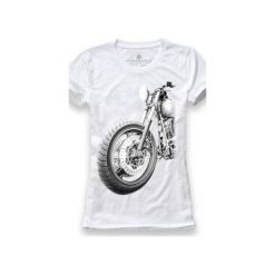 Koszulka UNDERWORLD Ring spun cotton Motor. Białe t-shirty damskie marki Underworld, s, z nadrukiem, z bawełny. Za 59,99 zł.