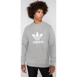 Adidas Originals Trefoil Warm-Up Crew Bluza Szary. Szare bluzy męskie adidas Originals, m, z haftami, z bawełny, bez kołnierzyka, bez rękawów, bez kaptura. Za 214,95 zł.