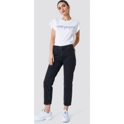 Cheap Monday Jeansy Revive Syntax Black - Black. Czarne spodnie z wysokim stanem marki Cheap Monday, z jeansu. Za 242,95 zł.