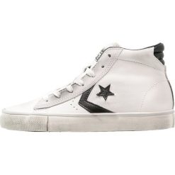 Converse CONS PRO Tenisówki i Trampki wysokie white/black/turtledove. Białe trampki i tenisówki damskie marki Converse, ze skóry. W wyprzedaży za 383,20 zł.