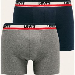 Levi's - Bokserki (2-pack). Niebieskie bokserki męskie Levi's®, z nadrukiem, z elastanu. Za 119,90 zł.