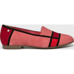 Tamaris - Baleriny. Różowe baleriny damskie Tamaris, bez wzorów, ze skóry, bez obcasa. Za 219,90 zł.